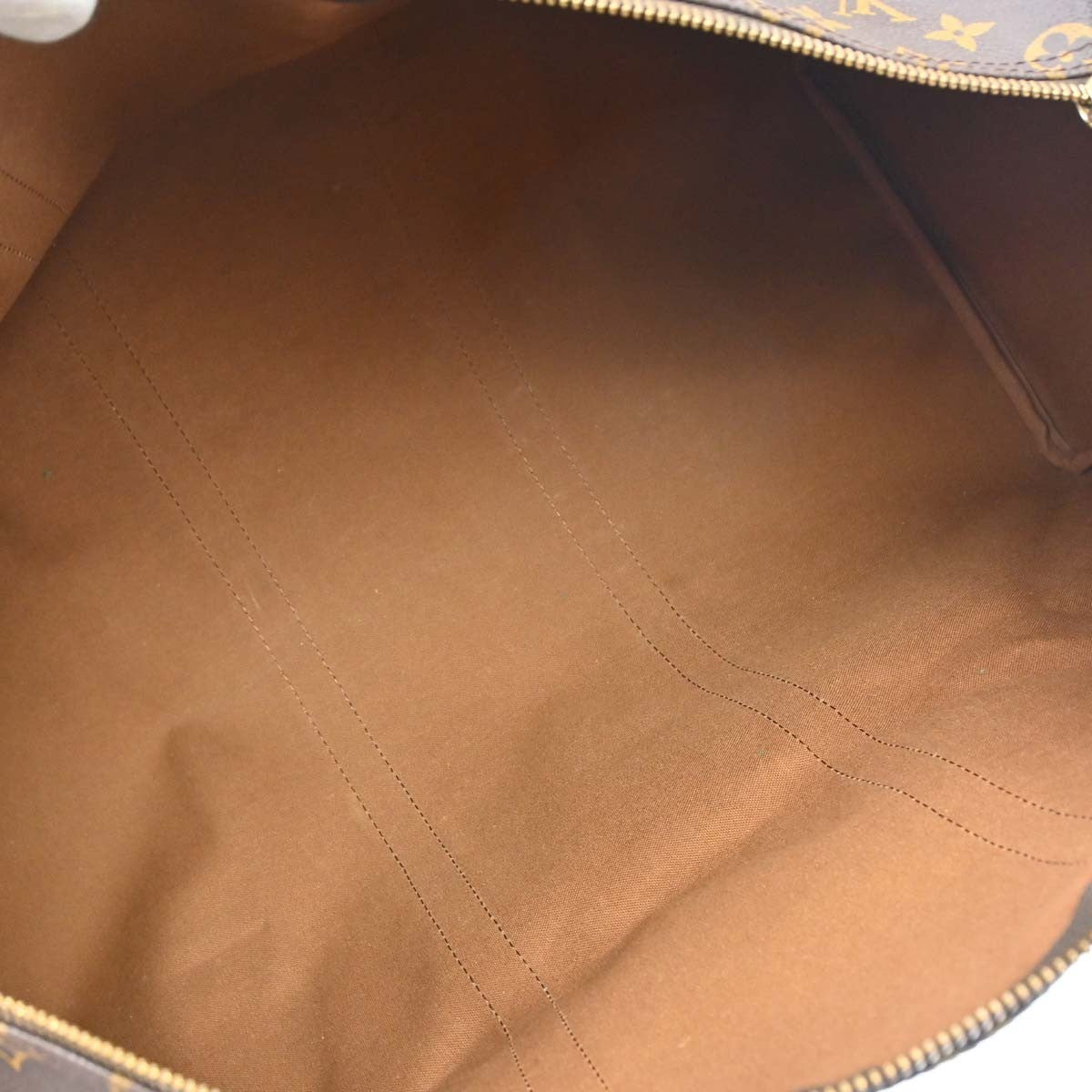 Louis Vuitton Keepall Bag Monogram Canvas Brown Canvas Travel Bag Bag (Authentic Pre-Loved)