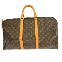 Louis Vuitton Louis Vuitton Keepall Bag Monogram Canvas Brown Canvas Travel Bag Bag (Pre-Loved)