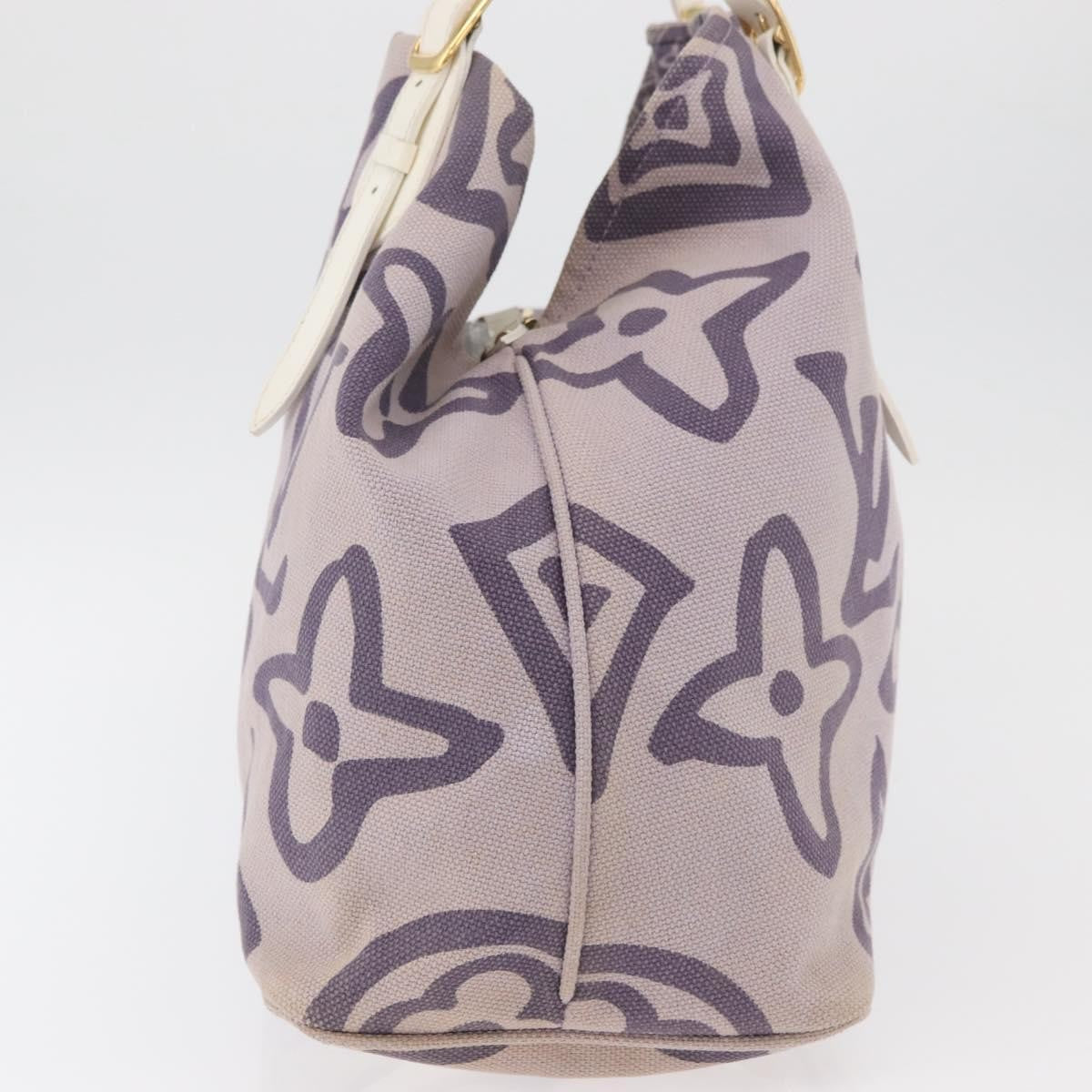 Louis Vuitton Tahitienne Cabas Canvas Purple Canvas Tote Bag Bag (Authentic Pre-Loved)