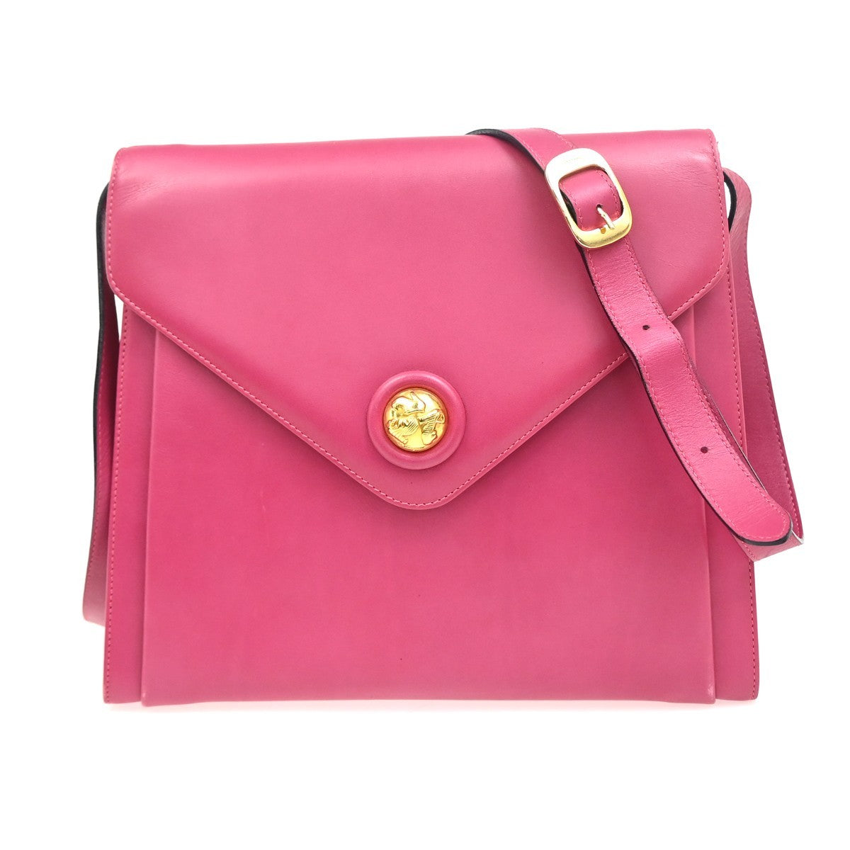 Salvatore Ferragamo Salvatore Ferragamo Vintage Shoulder Bag Leather Pink Leather Shoulder Bag Bag (Pre-Loved)
