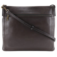 Louis Vuitton Sac Plat Crossbody Bag Utah Leather Brown Leather Shoulder Bag Bag (Pre-Loved)