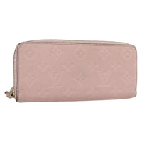 Louis Vuitton Clemence Wallet Monogram Empreinte Leather Pink Leather Wallets Accessory (Pre-Loved)