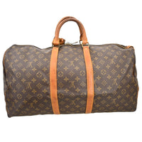 Louis Vuitton Louis Vuitton Keepall Bag Monogram Canvas Brown Canvas Travel Bag Bag (Authentic Pre-Loved)