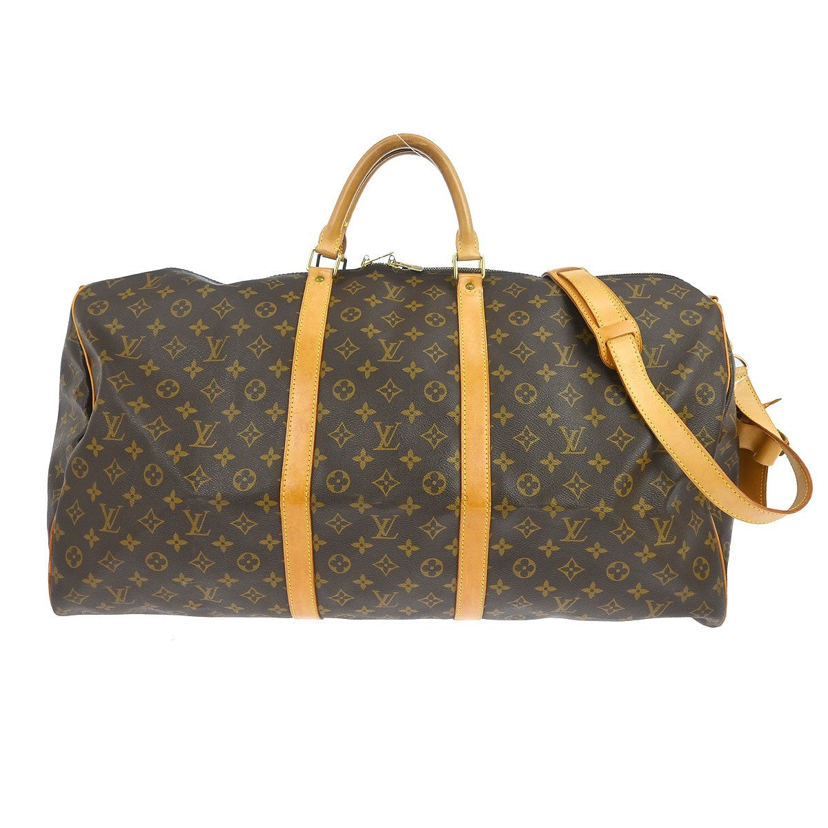 Louis Vuitton Louis Vuitton Keepall Bandouliere Bag Monogram Canvas Brown Canvas Travel Bag Bag (Pre-Loved)