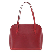 Louis Vuitton Lussac Handbag Epi Leather Red Leather Shoulder Bag Bag (Authentic Pre-Loved)