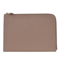 Louis Vuitton Pochette Jour Leather Gray Leather Clutche & Pouche Bag (Authentic Pre-Loved)