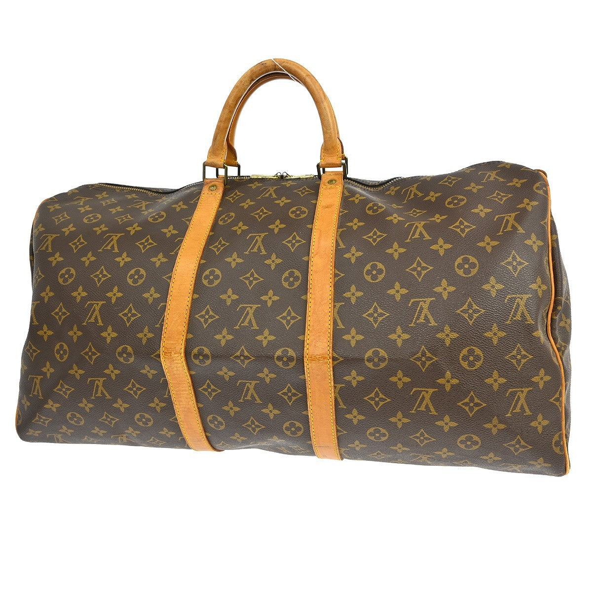 Louis Vuitton Louis Vuitton Keepall Bag Monogram Canvas Brown Canvas Travel Bag Bag (Pre-Loved)