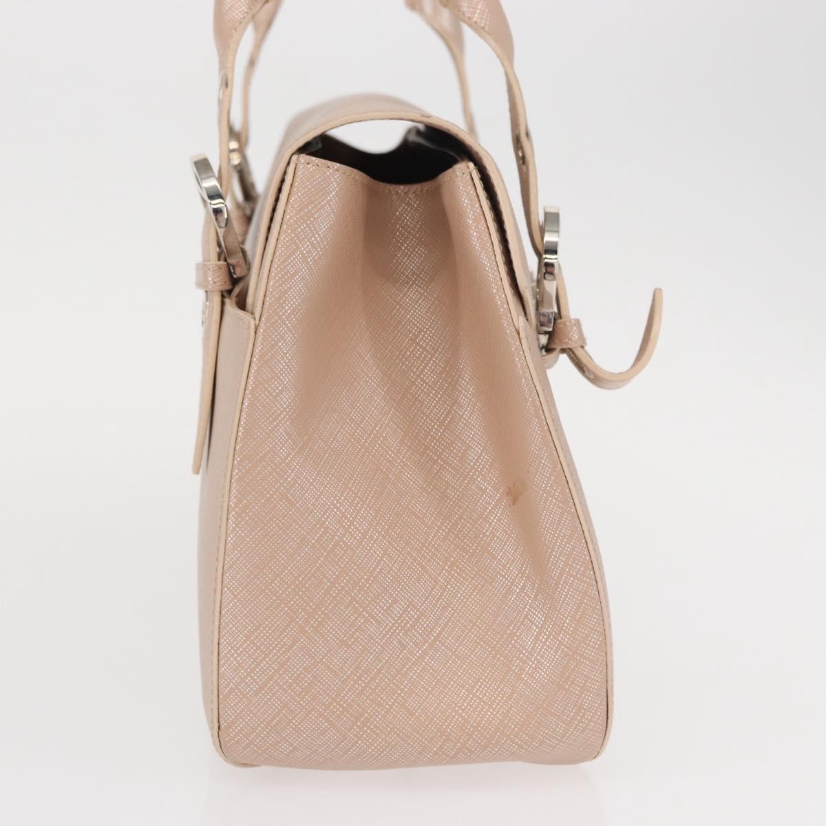 Salvatore Ferragamo Gancini Shoulder Bag Leather Pink Leather Shoulder Bag Bag (Pre-Loved)