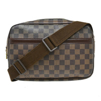 Louis Vuitton Reporter Bag Damier Brown Canvas Shoulder Bag Bag (Authentic Pre-Loved)