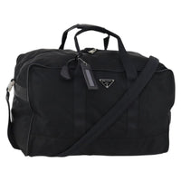 Prada Boston Bag Tessuto Black Nylon Bag (Authentic Pre-Loved)