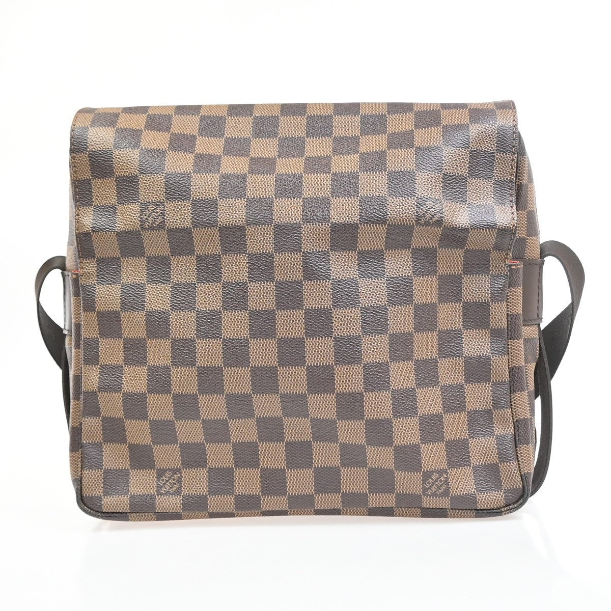 Louis Vuitton Naviglio Handbag Damier Brown Canvas Shoulder Bag Bag (Authentic Pre-Loved)