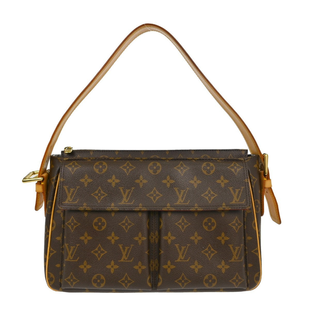 Louis Vuitton Louis Vuitton Viva Cite Handbag Monogram Canvas Brown Canvas Shoulder Bag Bag (Pre-Loved)