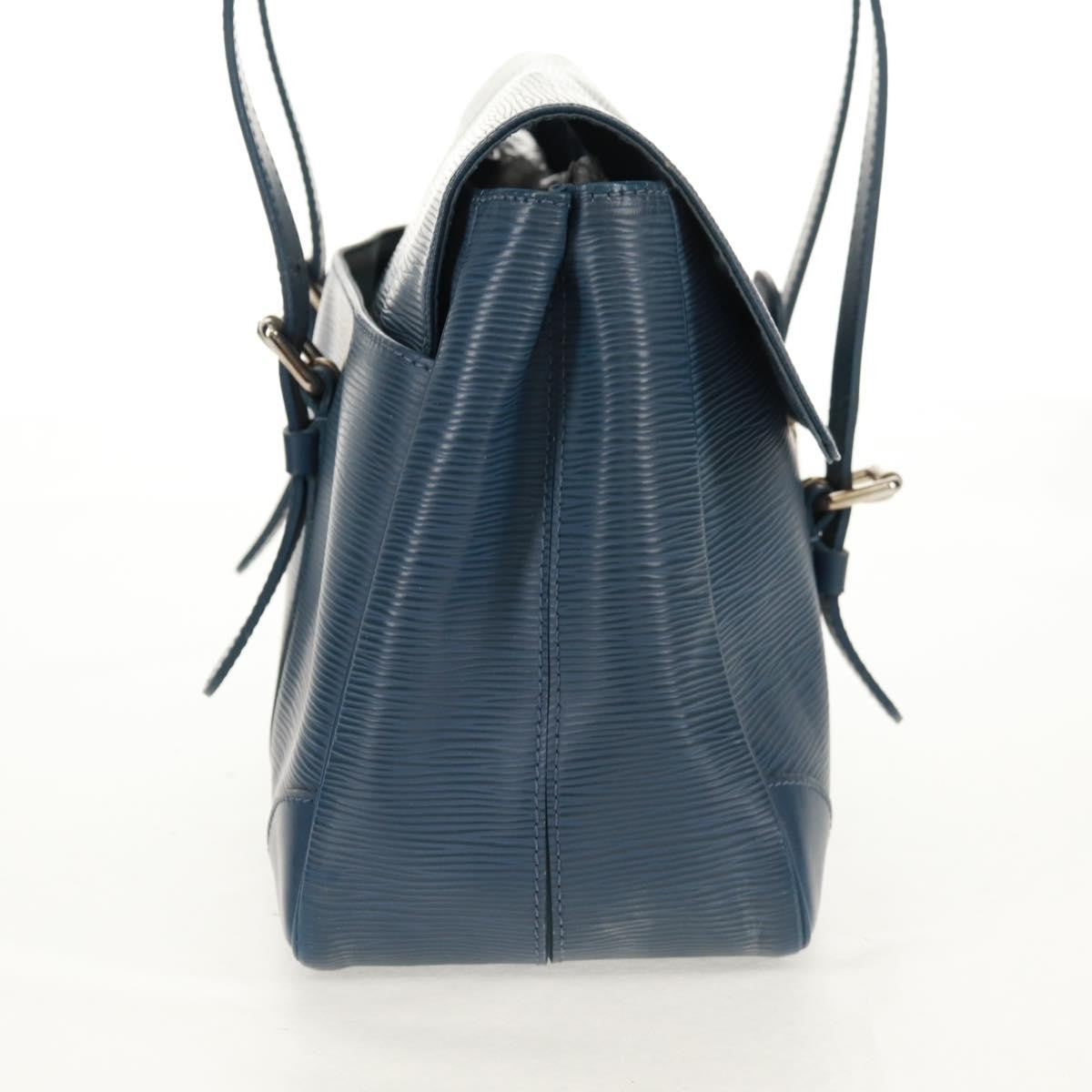 Louis Vuitton Segur Handbag Epi Leather Blue Leather Shoulder Bag Bag (Authentic Pre-Loved)