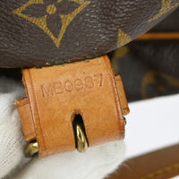 Louis Vuitton Saumur Handbag Monogram Canvas Brown Canvas Shoulder Bag Bag (Pre-Loved)