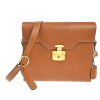 Gucci Gucci Vintage Lady Lock Top Handle Bag Leather Brown Leather Shoulder Bag Bag (Pre-Loved)