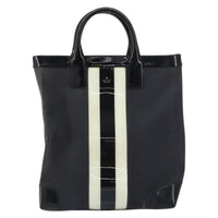 Gucci Vintage Tote Canvas Black Canvas Tote Bag Bag (Authentic Pre-Loved)