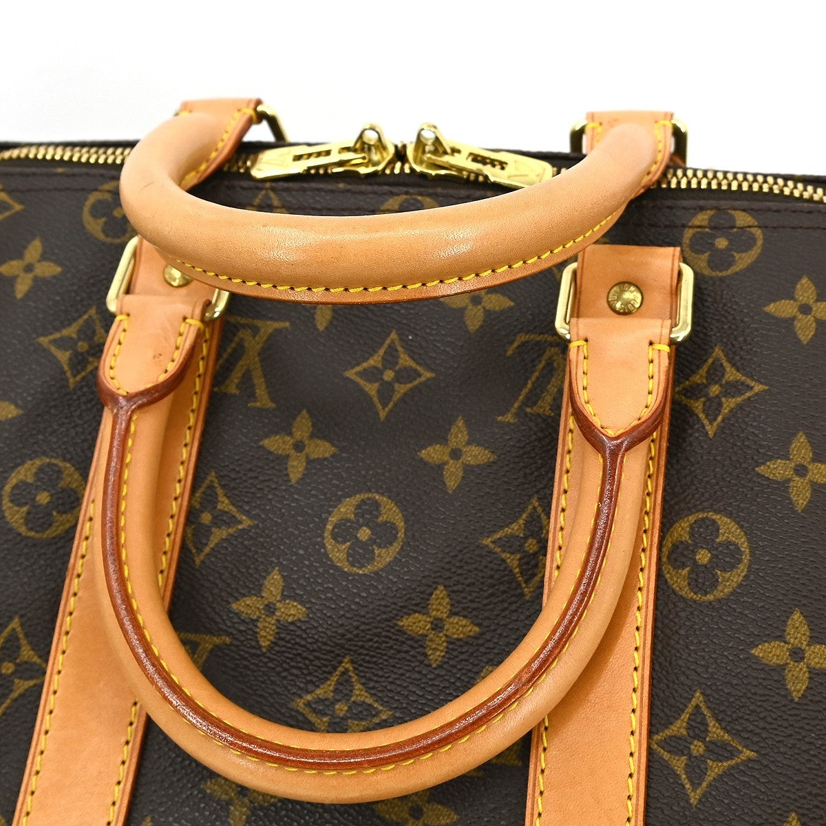 Louis Vuitton Louis Vuitton Keepall Bag Monogram Canvas Brown Canvas Travel Bag Bag (Pre-Loved)