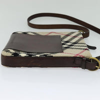 Burberry Nova Check Shoulder Bag Canvas Beige Canvas Shoulder Bag Bag (Authentic Pre-Loved)