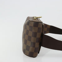 Louis Vuitton Geronimos Waist Bag Damier Brown Canvas Shoulder Bag Bag (Authentic Pre-Loved)