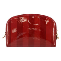 Louis Vuitton Cosmetic Pouch Electric Epi Leather Red Patent_Leather Bag (Pre-Loved)