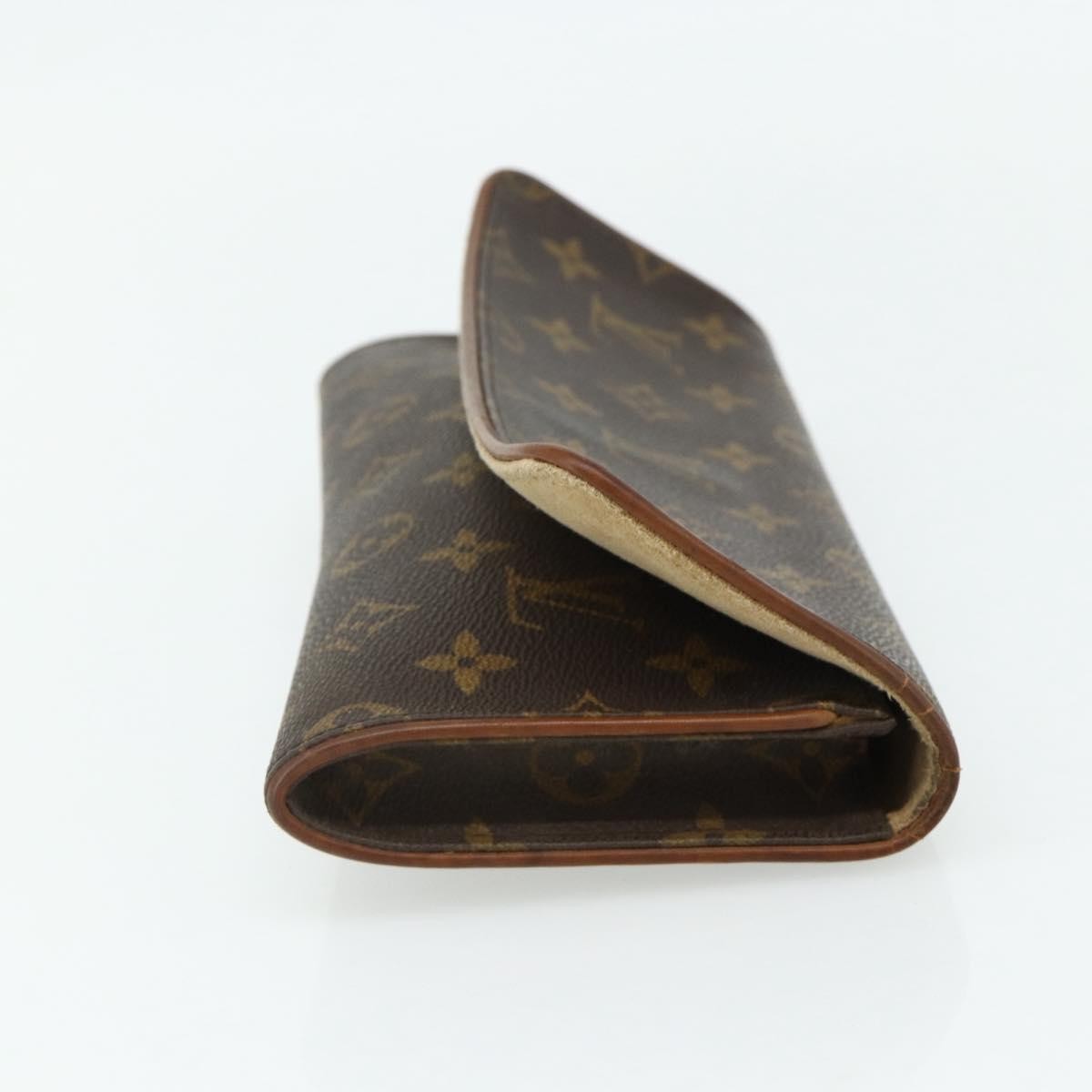 Louis Vuitton Twin Handbag Monogram Canvas Brown Canvas Clutche & Pouche Bag (Authentic Pre-Loved)