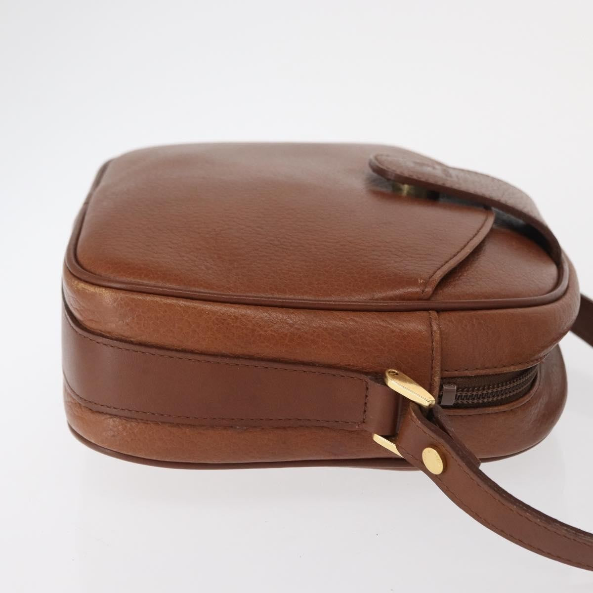 Burberry Vintage Shoulder Bag Leather Brown Leather Shoulder Bag Bag (Authentic Pre-Loved)