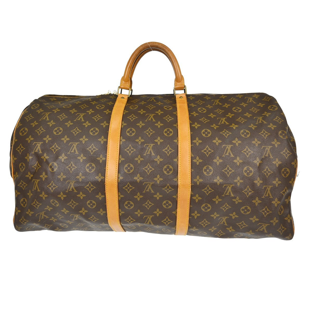 Louis Vuitton Louis Vuitton Keepall Bag Monogram Canvas Brown Canvas Travel Bag Bag (Pre-Loved)