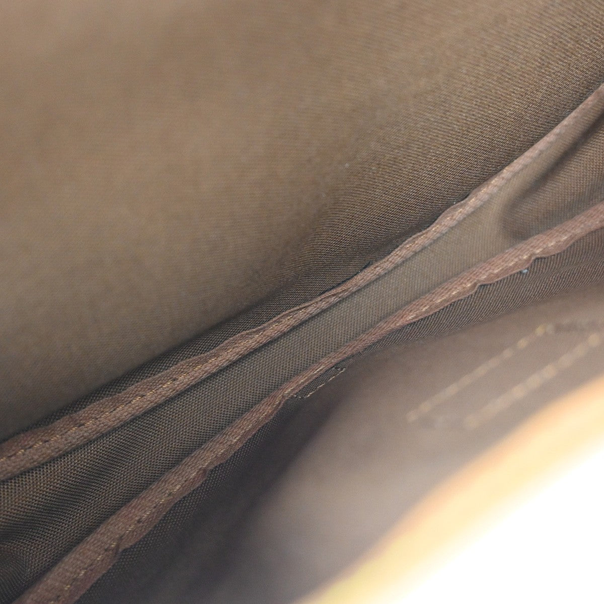 Louis Vuitton Louis Vuitton Saumur Handbag Monogram Canvas Brown Canvas Shoulder Bag Bag (Pre-Loved)