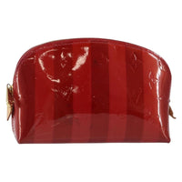 Louis Vuitton Cosmetic Pouch Electric Epi Leather Red Patent_Leather Bag (Pre-Loved)