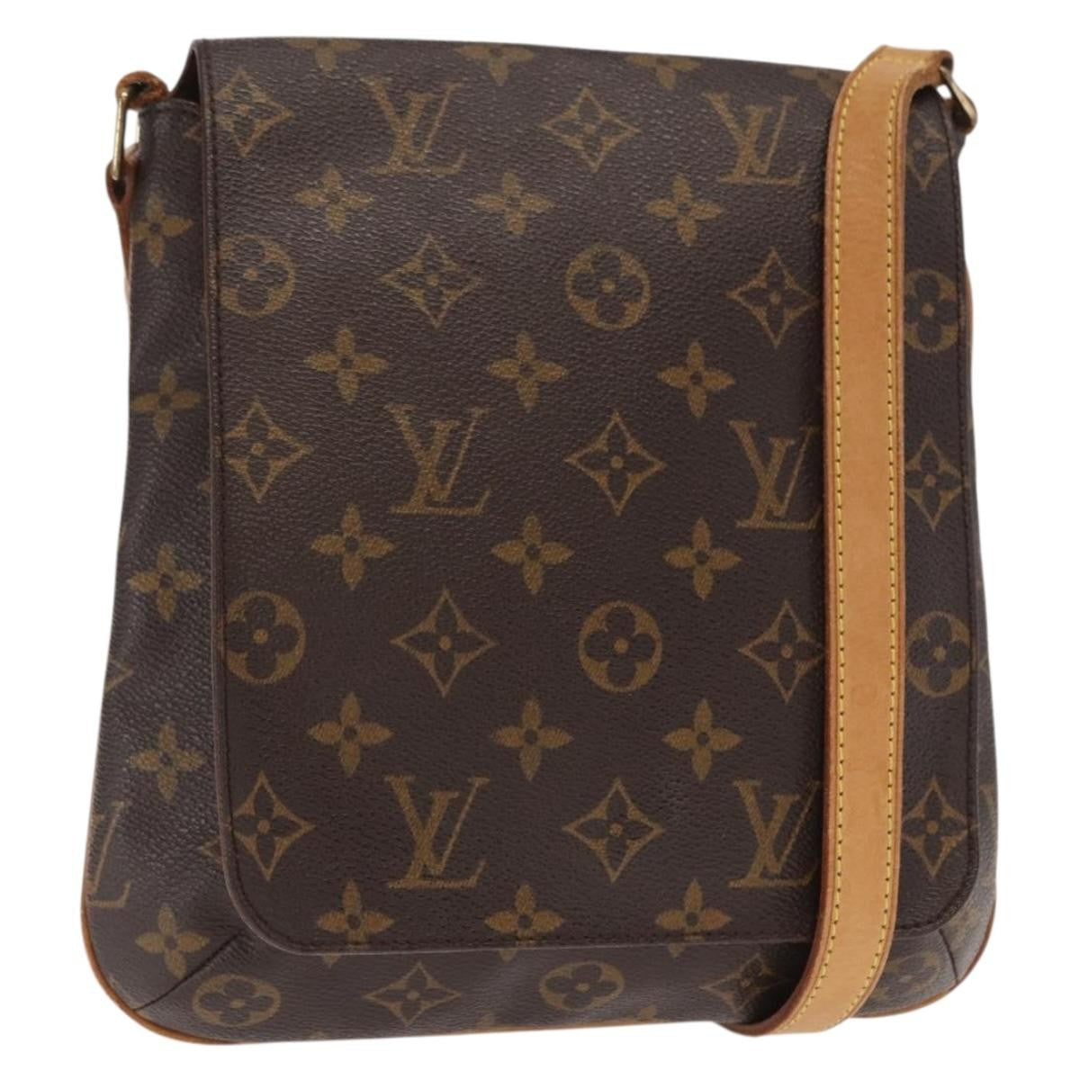 Louis Vuitton Musette Salsa Handbag Monogram Canvas Brown Canvas Shoulder Bag Bag (Pre-Loved)