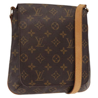Louis Vuitton Musette Salsa Handbag Monogram Canvas Brown Canvas Shoulder Bag Bag (Pre-Loved)