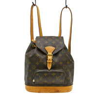 Louis Vuitton Louis Vuitton Vintage Montsouris Backpack Monogram Canvas Brown Canvas Backpack Bag (Pre-Loved)