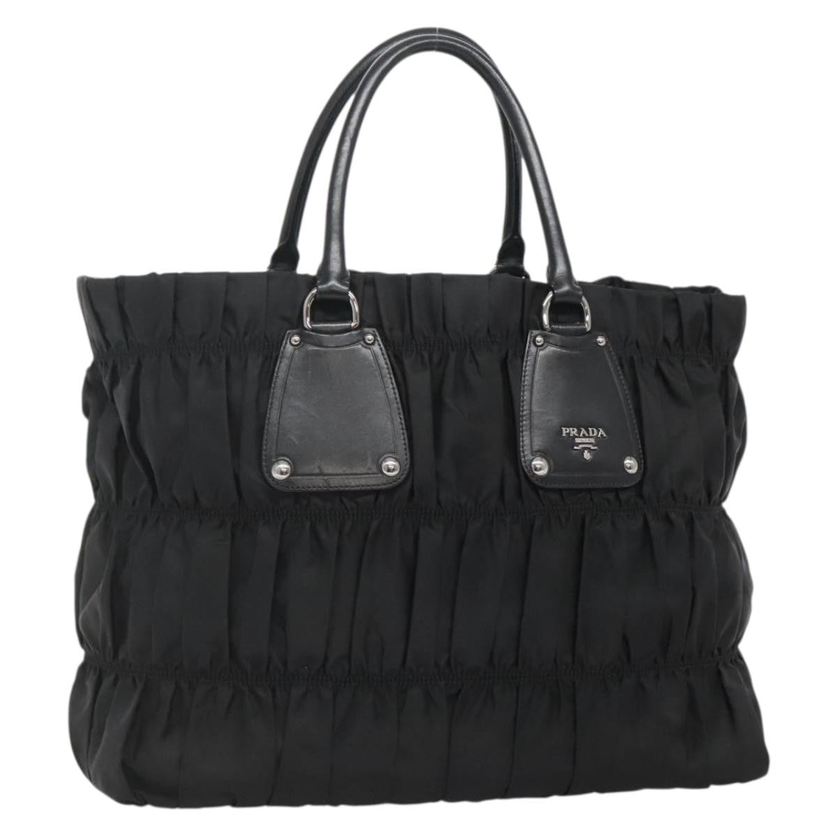 Prada Gaufre Tote Tessuto Black Nylon Bag (Authentic Pre-Loved)