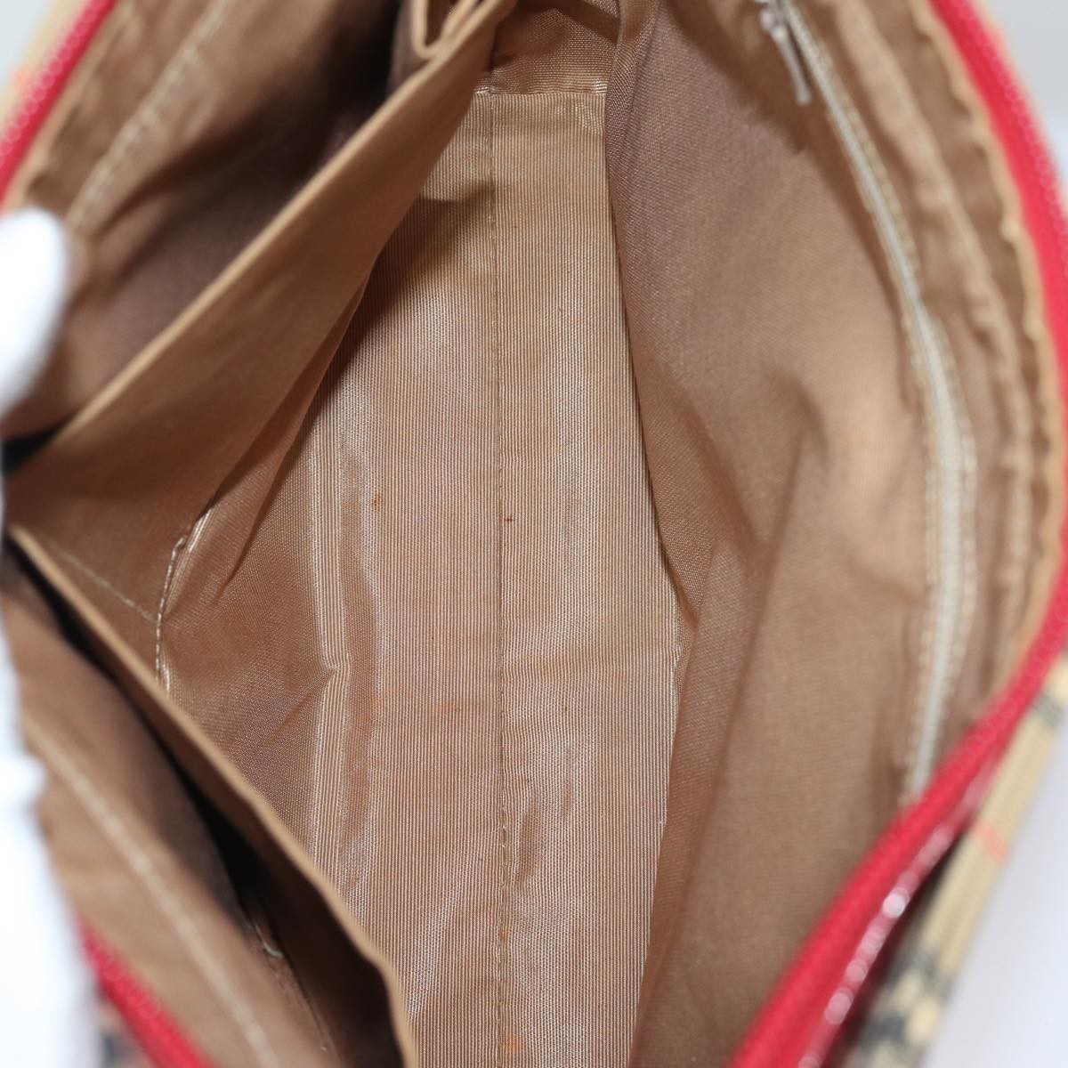 Burberry Nova Check Tote Canvas And Leather Beige Canvas Tote Bag Bag (Pre-Loved)