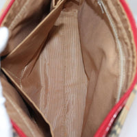 Burberry Nova Check Tote Canvas And Leather Beige Canvas Tote Bag Bag (Pre-Loved)