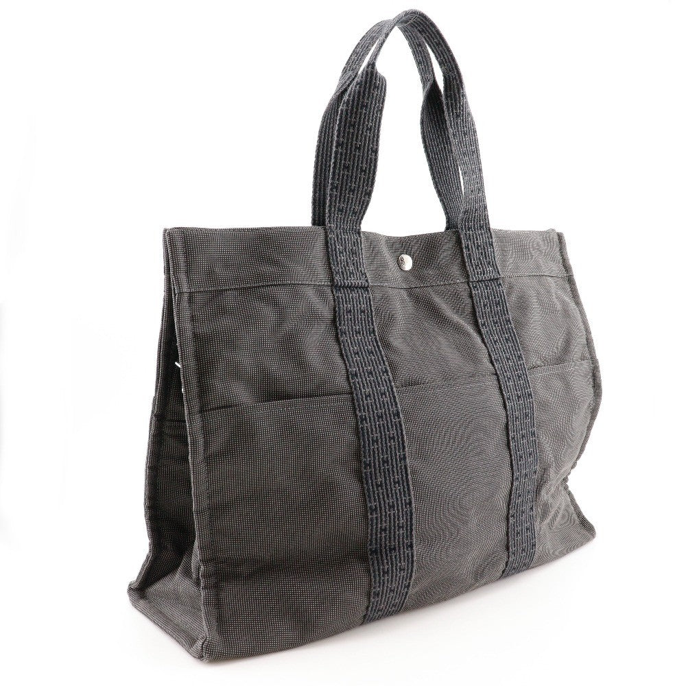 Hermes Fourre-Tout Herline Fourre-Tout Herline Gray Canvas Tote Bag Bag (Pre-Loved)