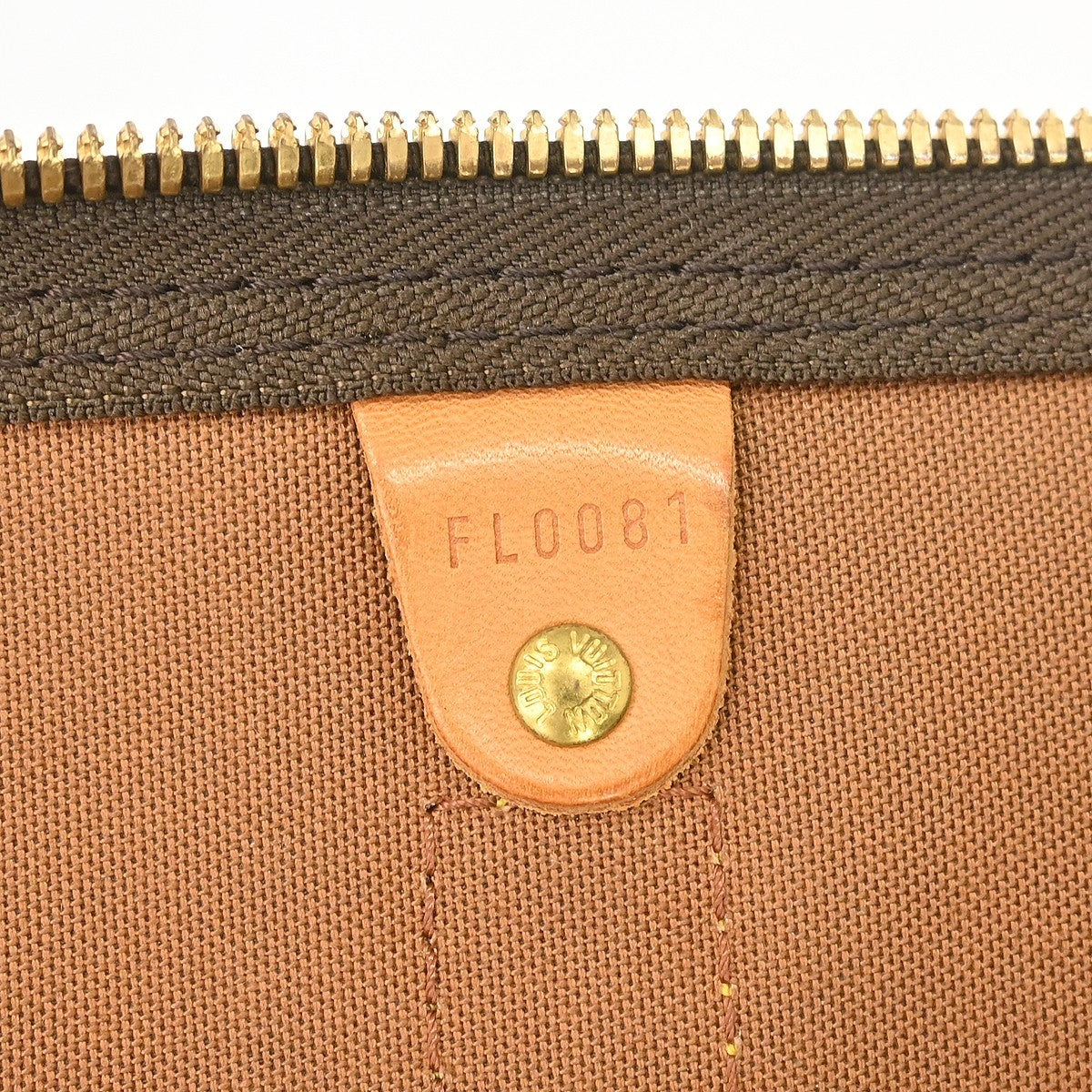 Louis Vuitton Keepall Bag Monogram Canvas Brown Canvas Travel Bag Bag (Authentic Pre-Loved)