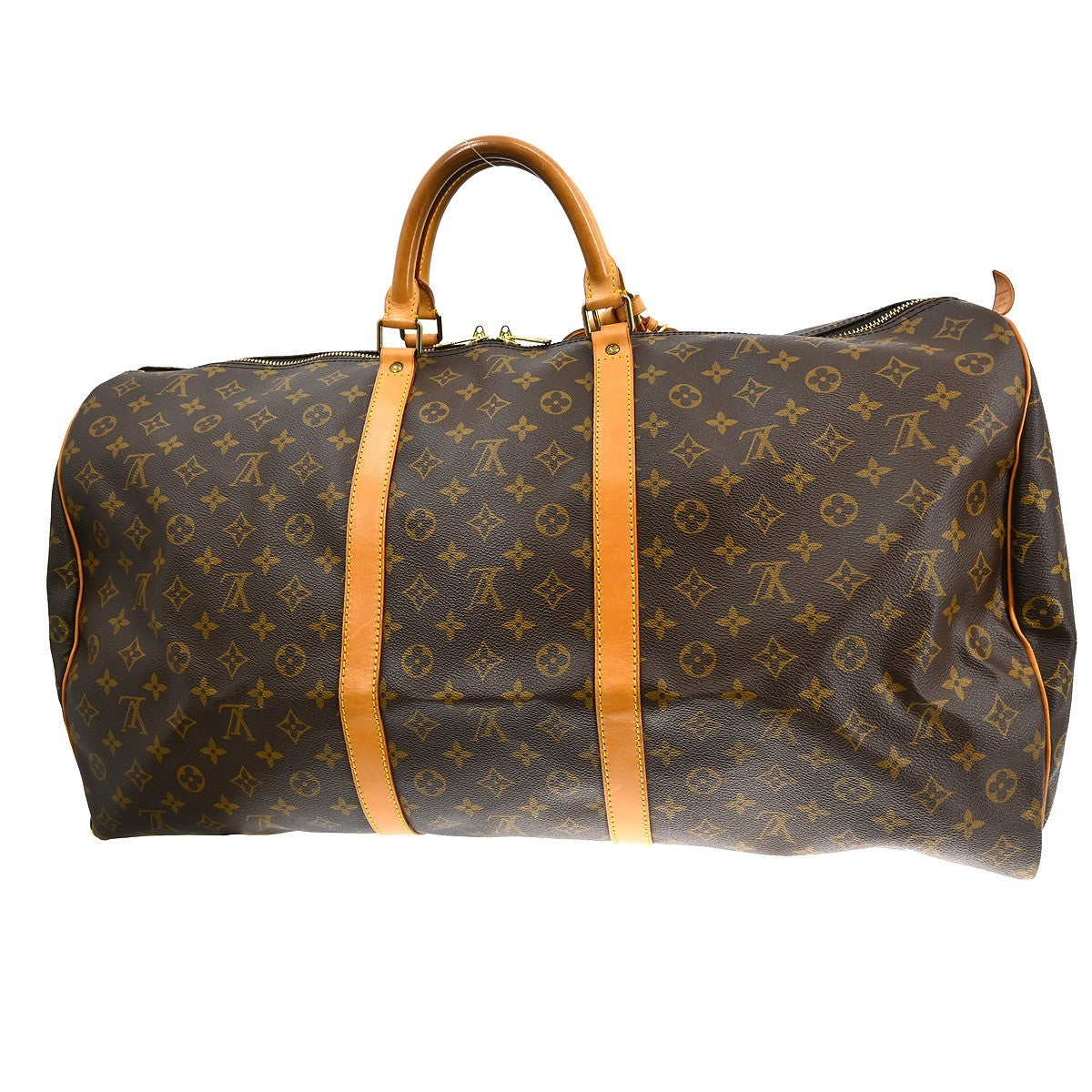 Louis Vuitton Louis Vuitton Keepall Bag Monogram Canvas Brown Canvas Travel Bag Bag (Pre-Loved)