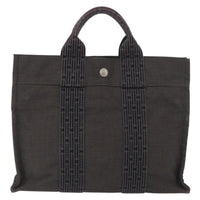 Hermes Fourre-Tout Herline Canvas Gray Canvas Tote Bag Bag (Authentic Pre-Loved)