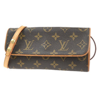 Louis Vuitton Louis Vuitton Twin Handbag Monogram Canvas Brown Canvas Clutche & Pouche Bag (Pre-Loved)
