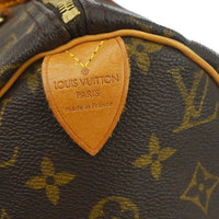 Louis Vuitton Speedy Handbag Monogram Canvas Brown Canvas Handbag (Pre-Loved)