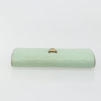 Gucci Guccissima Wallet Motif Gg Green Leather Wallets Accessory (Pre-Loved)