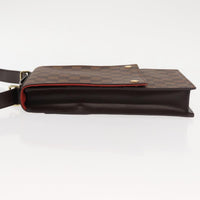 Louis Vuitton Portobello Messenger Damier Brown Canvas Shoulder Bag Bag (Pre-Loved)