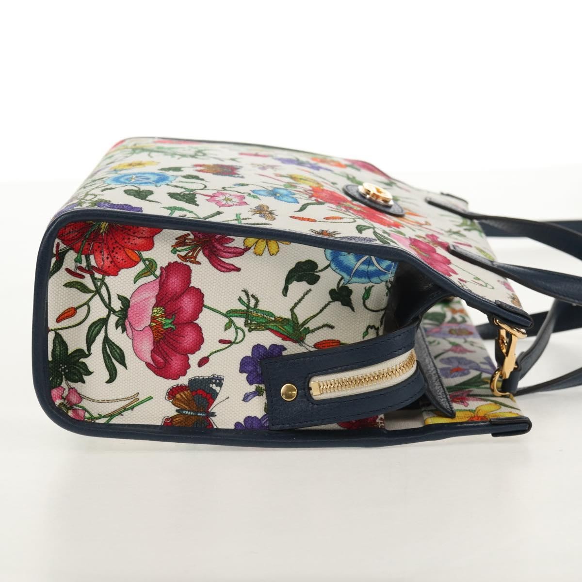 Gucci Flora Canvas Multicolour Canvas Tote Bag Bag (Authentic Pre-Loved)