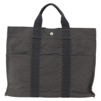 Hermes Fourre-Tout Herline Canvas Gray Canvas Tote Bag Bag (Authentic Pre-Loved)