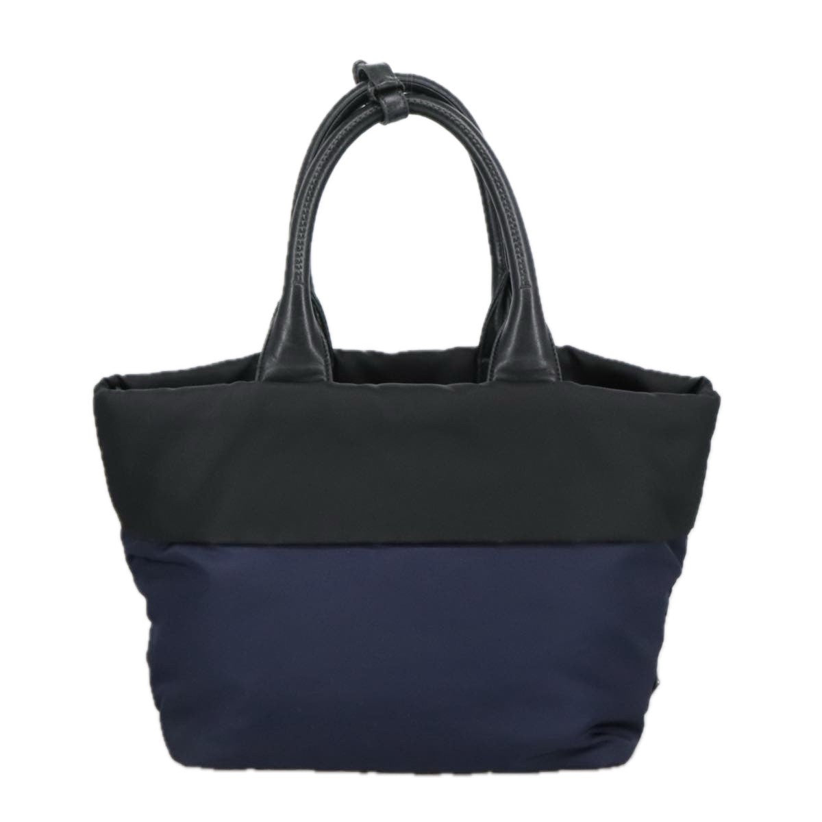 Prada Convertible Double Tote Tessuto Navy Nylon Tote Bag Bag (Pre-Loved)