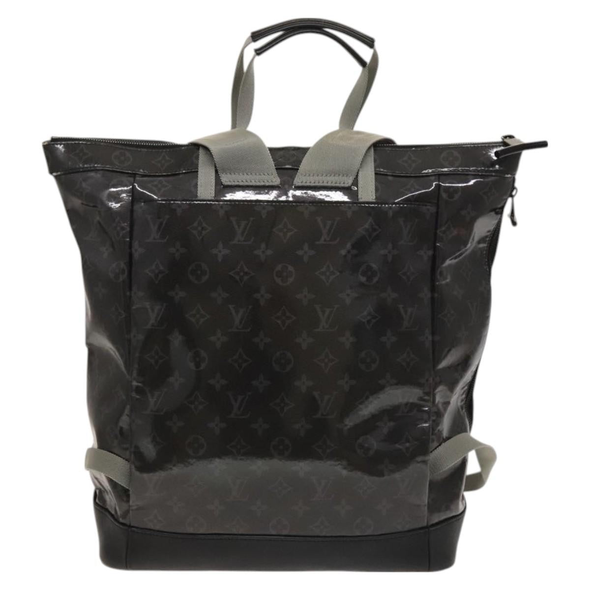 Louis Vuitton Zipped Tote Limited Edition Monogram Eclipse Glaze Canvas Black Canvas Backpack Bag (Authentic Pre-Loved)