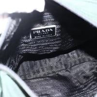 Prada Buckle Messenger Bag Tessuto Green Nylon Shoulder Bag Bag (Authentic Pre-Loved)