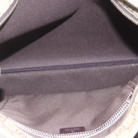 Gucci Zip Top Messenger Bag Gg Coated Canvas Beige Canvas Shoulder Bag Bag (Authentic Pre-Loved)