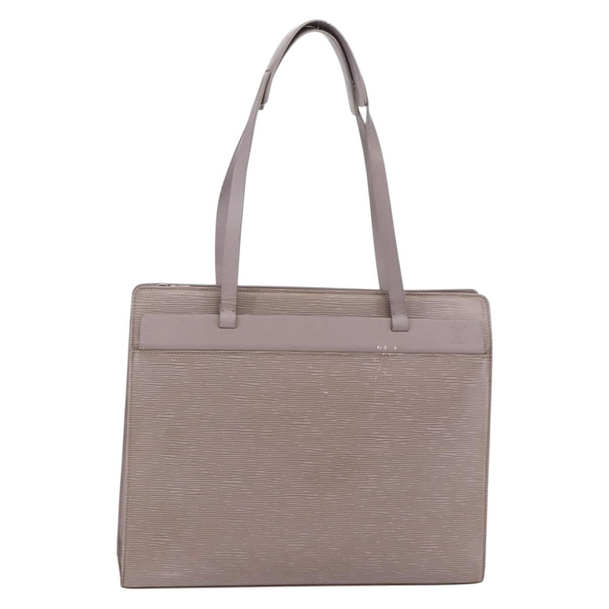 Louis Vuitton Croisette Handbag Epi Leather Purple Leather Tote Bag Bag (Authentic Pre-Loved)